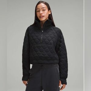 Lululemon Scuba Oversized Quilted Half Zip